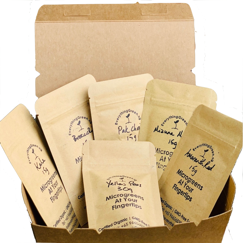 Microgreens In Box 6-Pack Microgreens Box Set – everythinggreen.sg