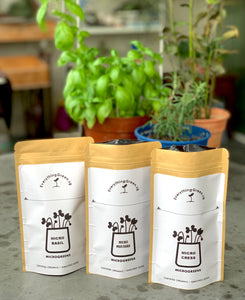 Starter Kit: Micro Herb Grow Bags - Set of 3
