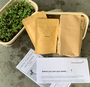 microgreen starter kit, sprouting kit, growing kit for microgreens, sprouts, singapore, corporate gift organic, corporate gift plants, corporate gift gardening
