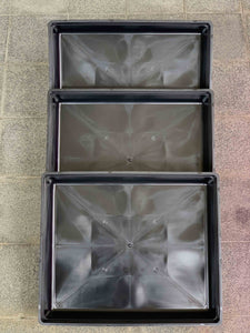 Plant Grow Trays Set of 3 (With No Holes)